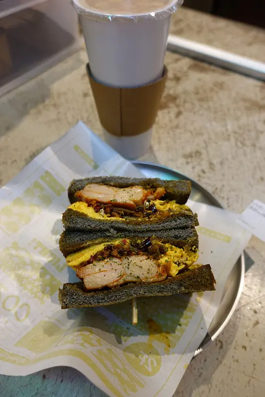 (胖樺食記)師大夜市推薦美食「包果 baoguo慢煎奶油三明治」/珍珠琥珀鮮奶茶/完整菜單/台北推薦早午餐/台電大樓