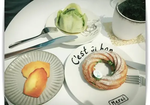 法式抹茶甜點，踏青去♪-「抹森甜室LaMaisonduMidori」