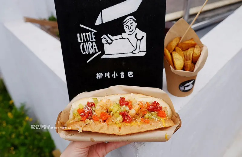【台中西區】柳川小古巴Little cuba-創新古巴三明治.還有薯條和飲品.巷弄美食點心.柳川彩繪麵包店旁.柳川旁.台中文學館旁巷弄內.第五市場美食商圈.入口處臻佶祥印社