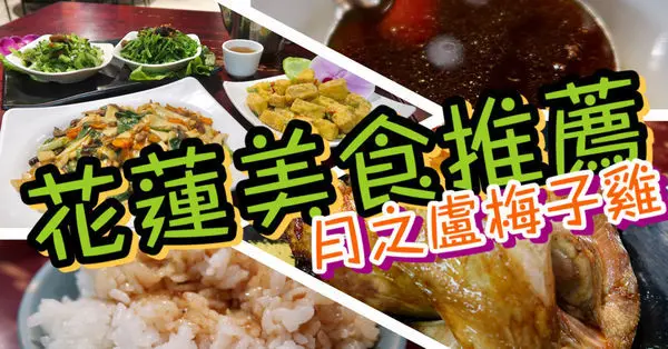 【食紀】花蓮必吃梅子烤雞-月之廬（花蓮美食／客家小吃／內行人必點炒板條）