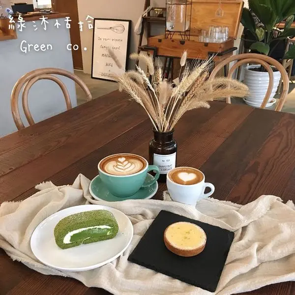 食記 桃園 中壢咖啡廳 / 甜點 綠沐恬拾 Café & Pâtisserie 沐浴在綠化的美學空間 午後甜點時光 ♡愛亂吃女孩日記♡
