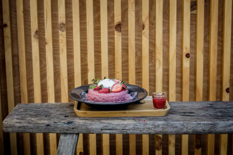 金雞母 jingimoo Ｘ魔王 台北中正區 冬天也要吃冰 期間限定 冬雪橙酒草莓冰 大理石湯圓芝麻糊 捷運東門站 內文有店家資訊