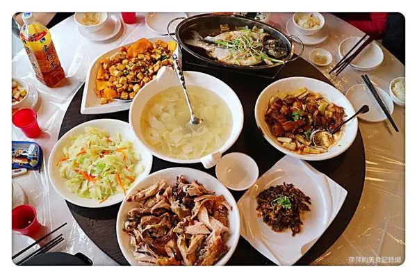 【南投美食】吉祥樓餐廳 ~ 紫南宮桌菜料理只要2,000元❤️上菜速度快．便宜又好吃/走路就可以到紫南宮拜拜求財了