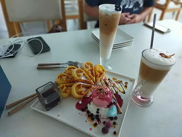 新竹~夏季三角景觀咖啡廳~喝下午茶看落日夕陽美景~