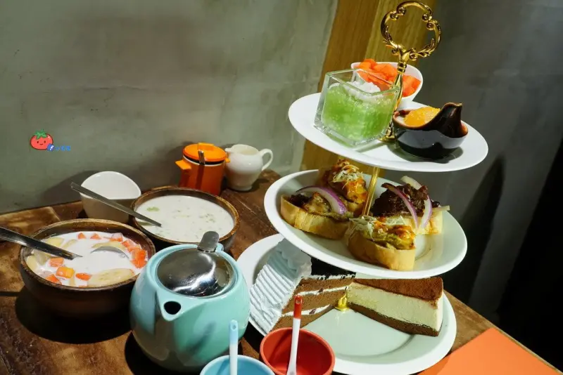 【中山站下午茶】考乍熋宝 三層盤泰式甜點 英式茶品 英泰結合的節奏