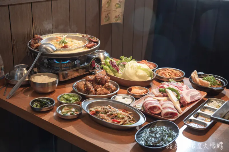 超讚豬五花通通吃爆！當日壽星消費免費送超浮誇燒肉蛋糕！竹北燒烤推薦娘子韓食 - ㄚ綾綾單眼皮大眼睛