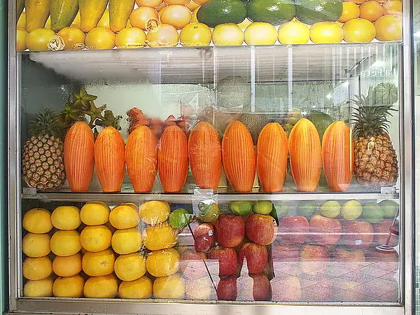 ＜宜蘭市美食＞龍來果汁專賣店。木瓜牛奶～好喝不用排隊買