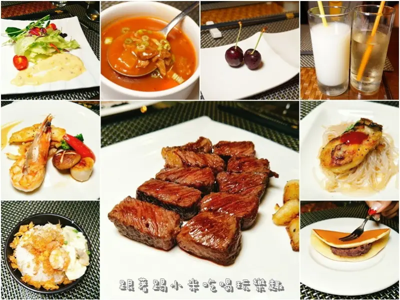 格諾瑞斯鐵板燒牛排。九品料理海陸套餐+打卡送澎湖大生蠔豐盛多料聚餐大小餐新選擇。牛肉捲。雞腿排。松板豬(中華路.四維路橋下.好停車.電話營業時間菜單.邀約)--踢小米食記