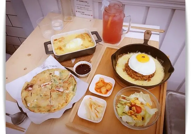 韓式料理也走文青簡約風 ~「吉娜餐桌 Jinas Table 지나의 식당」♪