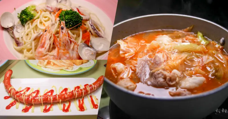 品味屋之百元平價消費義大利麵、個人火鍋複合式餐飲，高雄火車站美食 - 跟著尼力吃喝玩樂＆親子生活