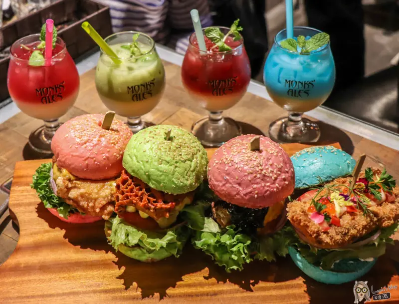 食【六張犁】黑熊愛跳舞，創意漢堡超吸睛/食尚玩家介紹/IG打卡熱門餐廳/菜單價格