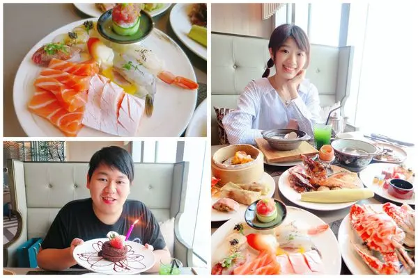 【台北信義區吃到飽】饗饗INPARADISE，４６樓吃到飽自助餐廳，必吃肋眼牛排、炙燒鮭魚肚握壽司！