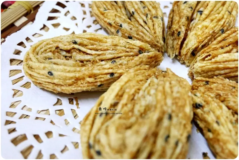 【團購美食】台中新社 旺來極品手工千層脆餅。超誇張...水滴奏摺蛋捲??訂購要排半年才拿得到!!!