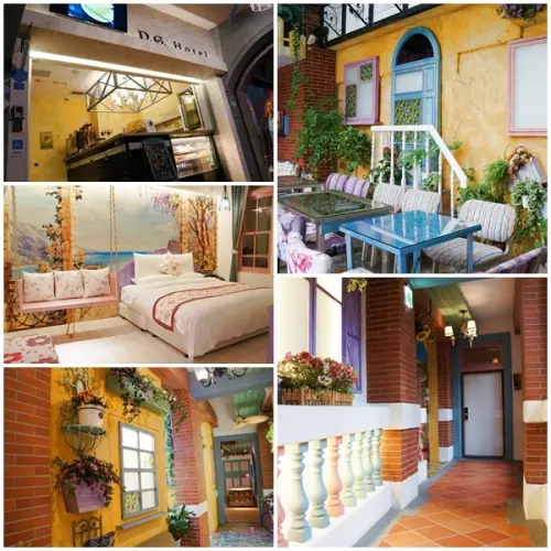 【住】D.G. Hotel大稻埕花園旅店∣南法鄉村童話風∣近捷運大橋頭站、延三夜市，台北住宿推薦-2017.11