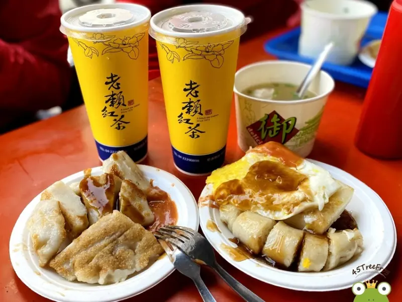 【美食週報EP3】台中美食．王家菜頭粿糯米腸&老賴紅茶｜台中第二市場排隊美食、人氣小吃推薦