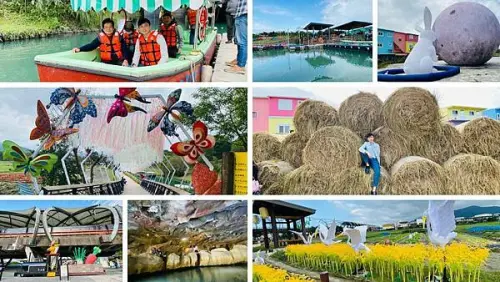 宜蘭新亮點│冬山車站新風貌│2021冬山舊河道港燈節搭船只要35元│必遊生態綠舟神秘河道│農曆春節最佳去處