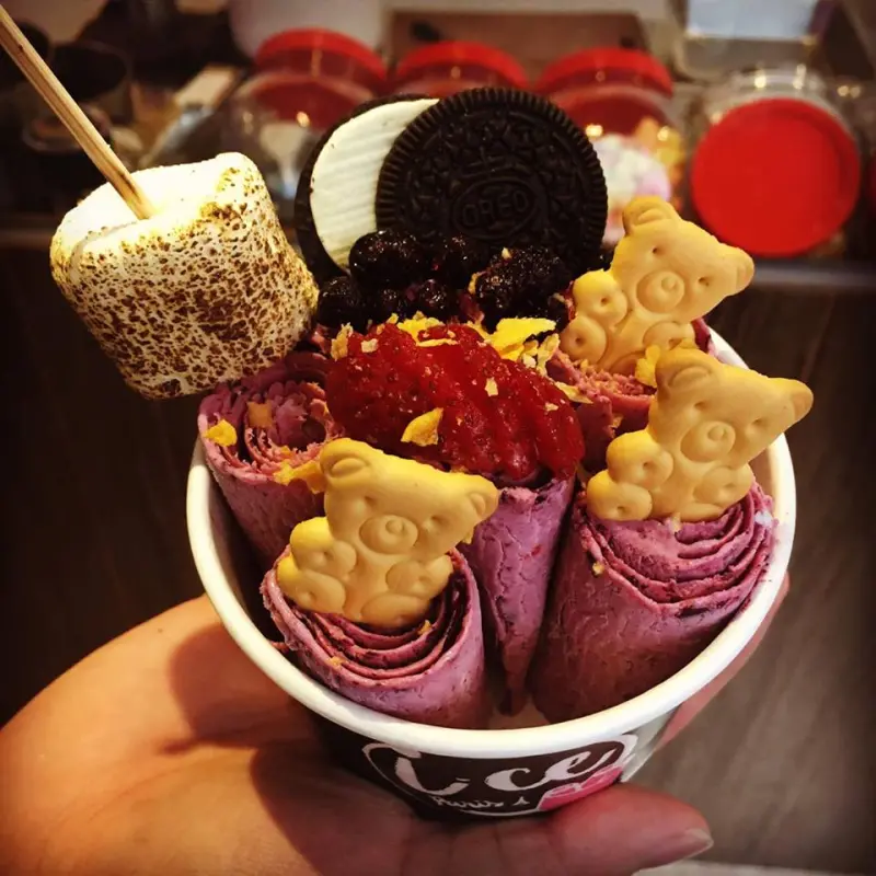 邦妮2兔-捷運忠孝復興站美食餐廳推薦-I-ce Paris(泰式炒冰)