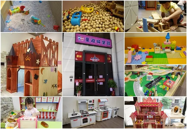《新竹》童遊城堡館-新竹關埔分館～全台首創粉紅馬車木球池、德國原木手作宮殿遊戲屋、豐富遊具跟沙坑，鬆餅飲料適合親子下午茶