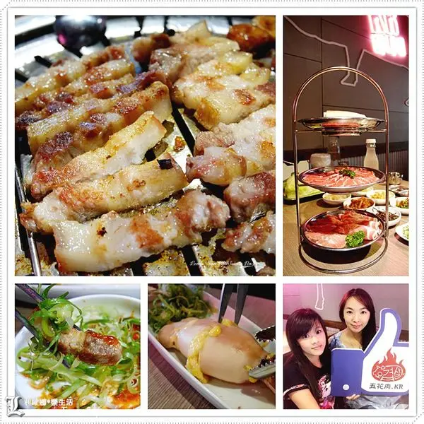 【台中 南屯】五花肉.KR mini。碳火烤肉出厚切五花肉的迷人風采、小菜、玉米鬚茶、咖啡無限供應，吃飽喝足超痛快