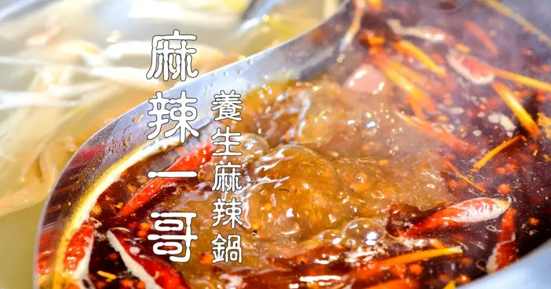 桃園美食【麻辣一哥養生麻辣鍋】道地川味 香濃雞湯 愛吃辣就是這鍋