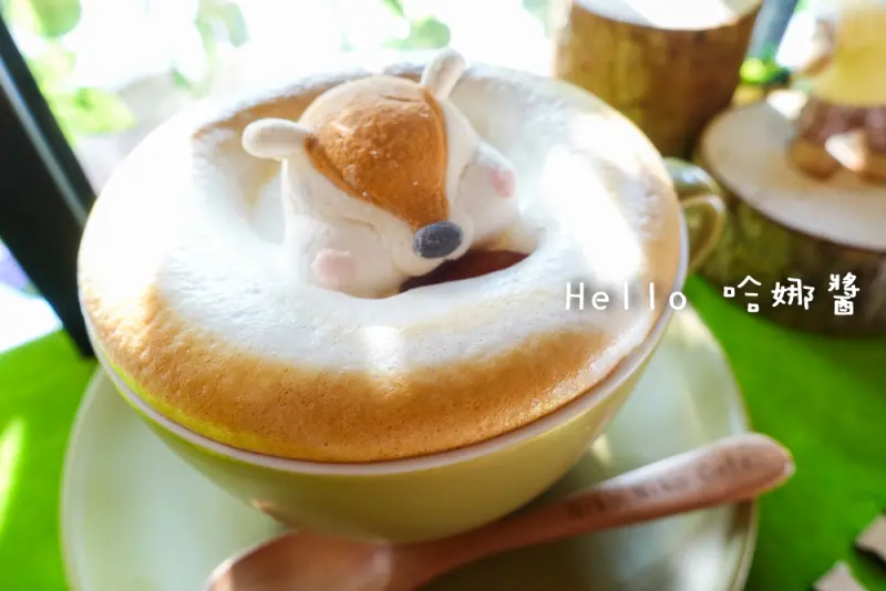 《樹林美食》Niko Niko Cafe’花栗鼠哈娜醬現身！卡哇依花栗鼠棉花糖系列新登場