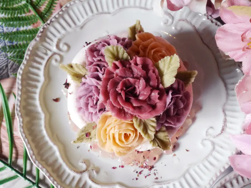  《樹林美食》Niko Niko Cafe’韓式裱花厚鬆餅　延禧攻略風之史上最華麗鬆餅