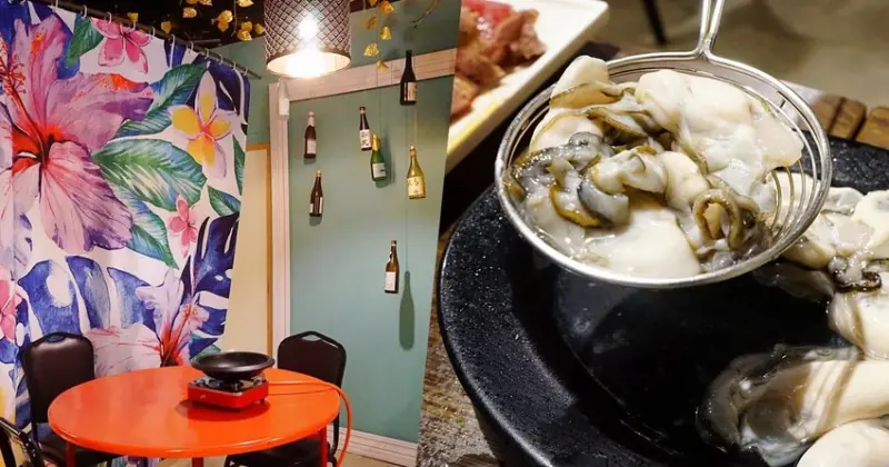 食藝石頭火鍋|台中人氣石頭火鍋，食尚玩家採訪的古早味手炒麻油蝦米爆香湯底，肉品海鮮食材新鮮，搭配老闆的獨門醬料就賀甲！ - 艾薇覓食趣