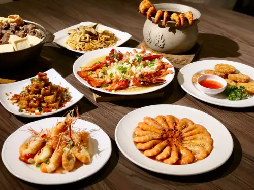 [台北中山] 過年春酒圍爐吃易鼎活蝦滿桌好菜胡椒蝦允指回味無窮