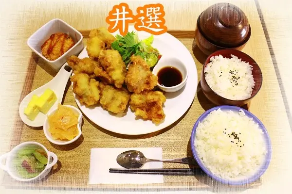 台南東區~井選日式定食‧親民卻豪華的日式定食︱台南美食︱台南成大周邊