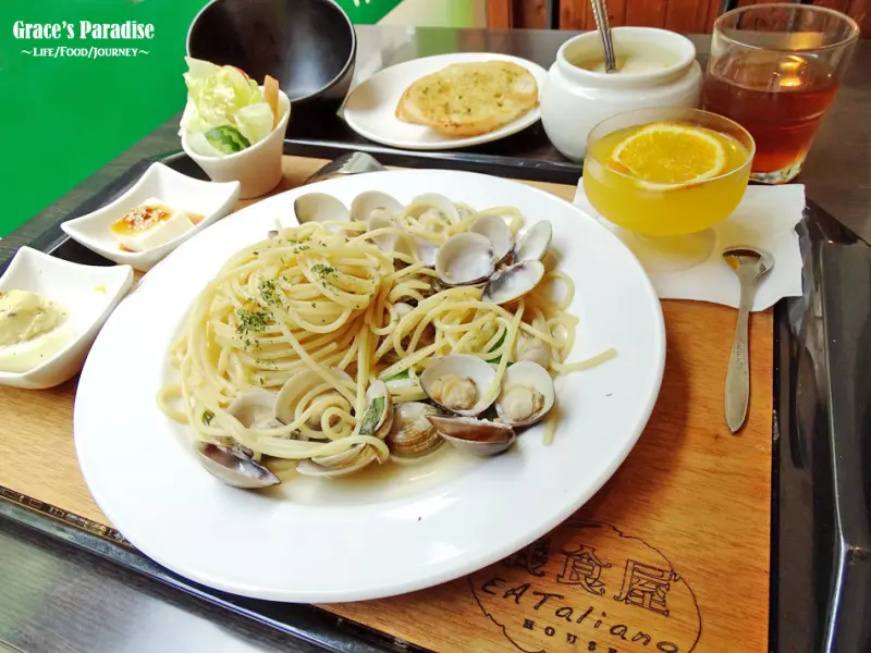 【文山】義食屋 EATaliano. 興隆店：萬芳醫院附近平價餐廳，不限時間、免服務費，百元義大利麵套餐還吃得到分子料理