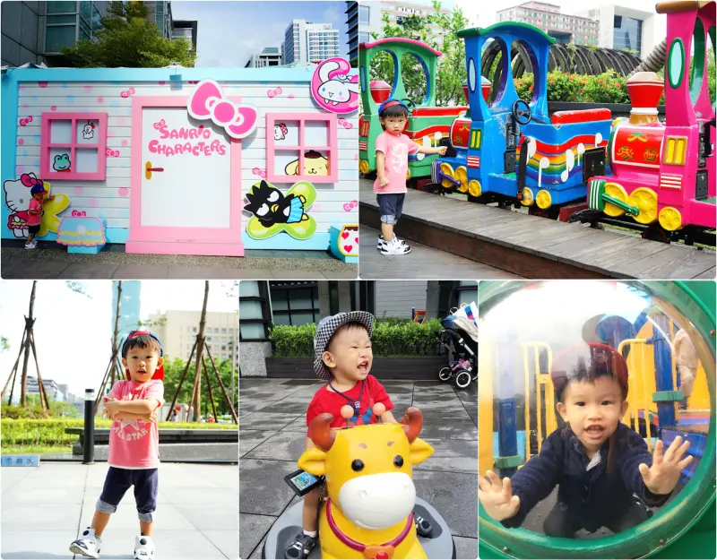【景點-台北信義】台北親子要去哪? 信義區熱門打卡景點，超萌必拍三麗鷗2017夏季快閃店/遛小孩好去處，信義新天地「 新光三越A8館」親子戶外遊戲區