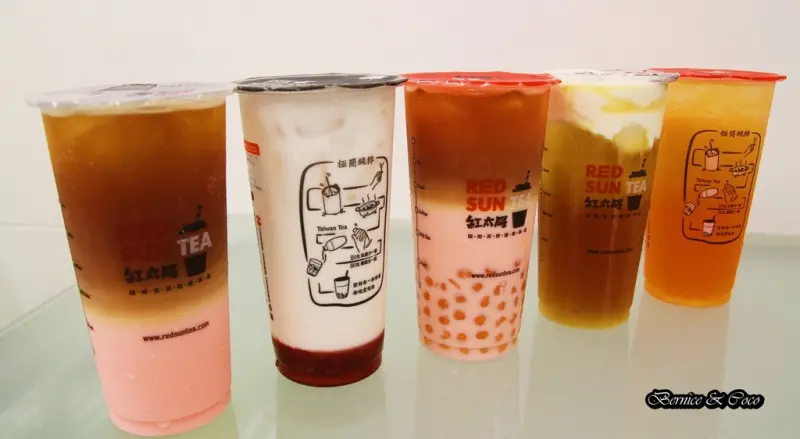 紅太陽國際茶飲連鎖專賣店"Red Sun"(sogo店)今年最火紅的飲料/粉紅旋風來襲(捷運忠孝復興站)