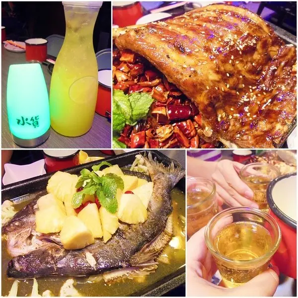 新北中和美食推薦|水貨 炭火烤魚 IG正夯炭火烤魚 來自上海的時尚重慶烤魚 台中一號店 台北二號店 中永和美食 排隊美食 波羅香辣烤魚 熊掌烤魚