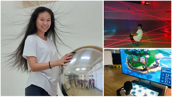 圓圓家出去玩-《宜蘭五結》鬥陣來七桃，科技撈魚超刺激，互動式遊戲超有趣，親子同遊好去處