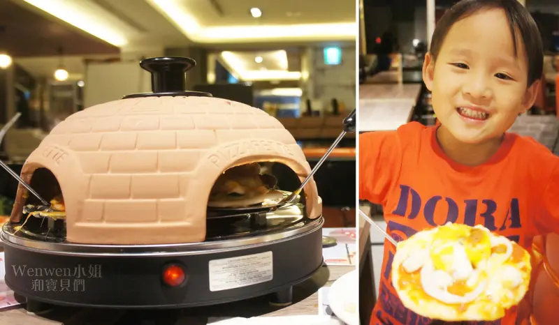 ❤迷你窯烤披薩DIY【Mini Pizza 兩口披薩】台北車站享樂文旅-披薩,啤酒,自助晚餐288吃到飽~