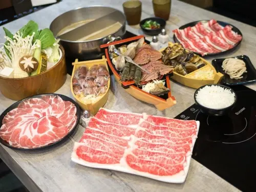 【永和火鍋推薦】上官木桶鍋永和旗艦店，個人也可以平價吃得滿足，活體海鮮、A5和牛想痛風也有！