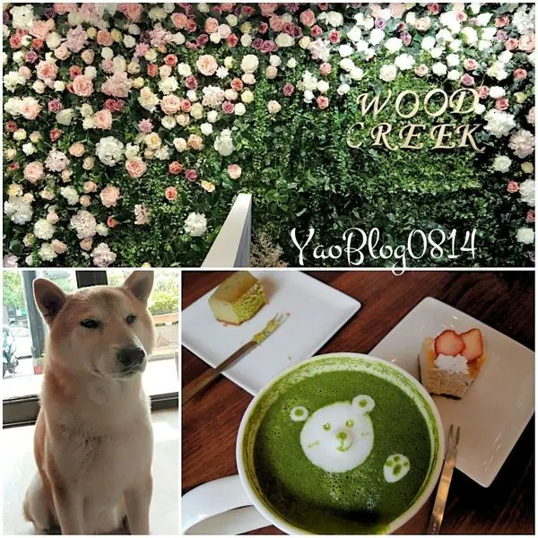 【新竹竹北│食記】森川咖啡Wood Creek＊招牌小柴相伴還有可愛拉花與繽紛花牆