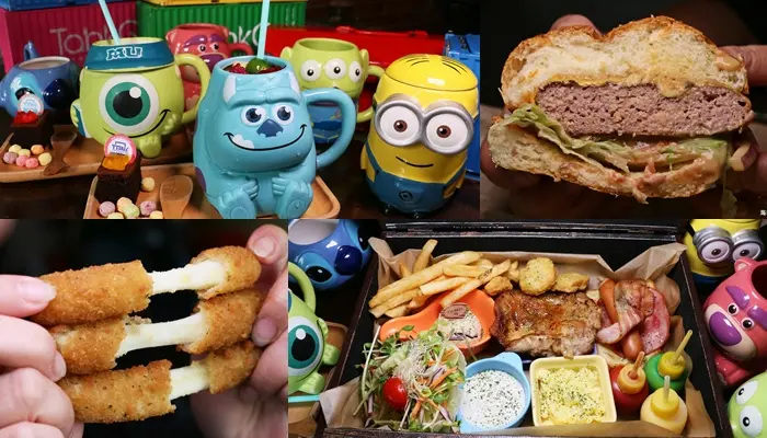 松江南京早午餐『TankQ Cafe & Bar(松江南京店)』行李箱早午餐、貨櫃義大利麵、工具箱漢堡、卡車炸物拼盤、迪士尼飲料杯，打卡送小飛象髮圈，菜單價位(捷運松江南京站)