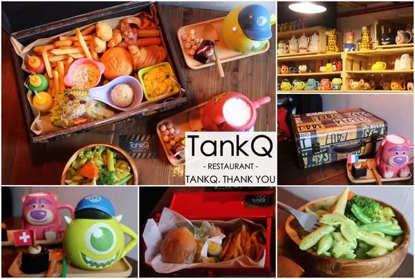 [台北]中山區 捷運松江南京 超可愛行李箱早午餐與迪士尼飲料杯 IG打卡熱門景點 迪士尼控必來 TankQ Cafe & Bar