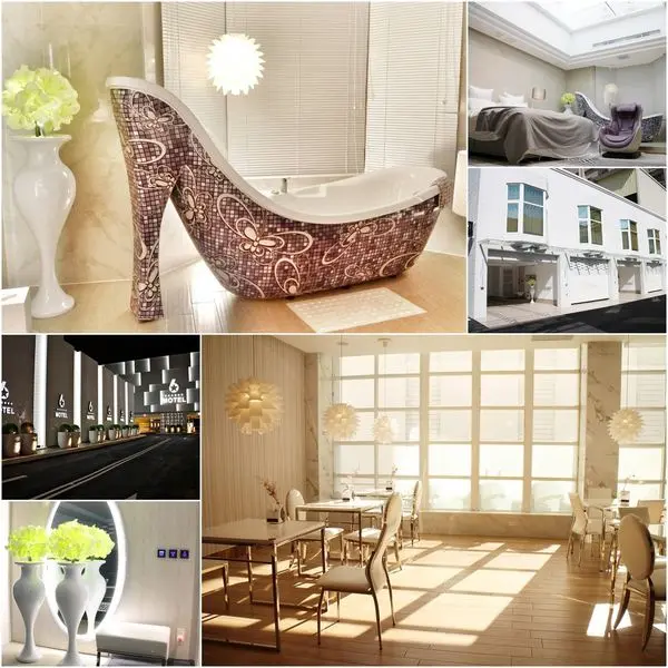 【住】桃園六星旅館 6 Star motel∣ 精品商務 親子住宿 天王星 高跟鞋浴缸 現點現做早餐 ∣ 168inn旅館集團 南崁交流道3分鐘 -2017.08