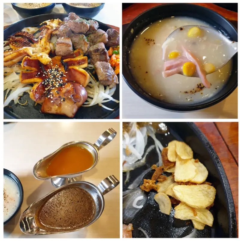 【台南牛排】魔力牛牛排館｜安南區平價雙鐵板牛排｜雙拼排餐兩種肉類選擇｜創新咖哩醬初體驗｜與當月壽星同桌「整桌九折」