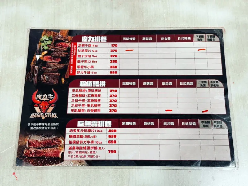 【台南牛排】魔力牛牛排館｜安南區平價鐵板牛排｜家庭用餐吃飯推