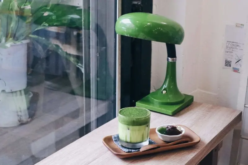 小龜有かき冰，時光靜止的老屋，我沉澱在一抹幽綠色抹茶牛乳 /宜蘭IG美食