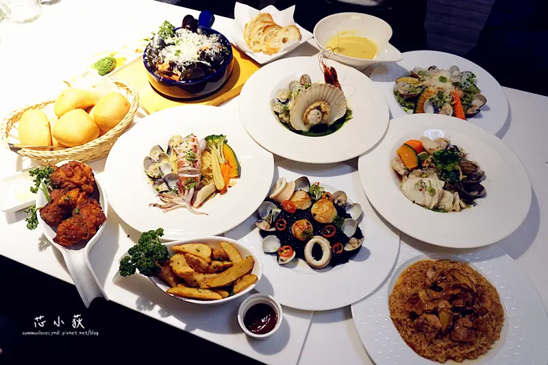 Ping 18日法輕食。新菜單，雙人套餐1280元，附前菜、濃湯麵包、開胃菜、主餐、飲品、甜點，份量超足，平價就可以享用高品質日法料理!