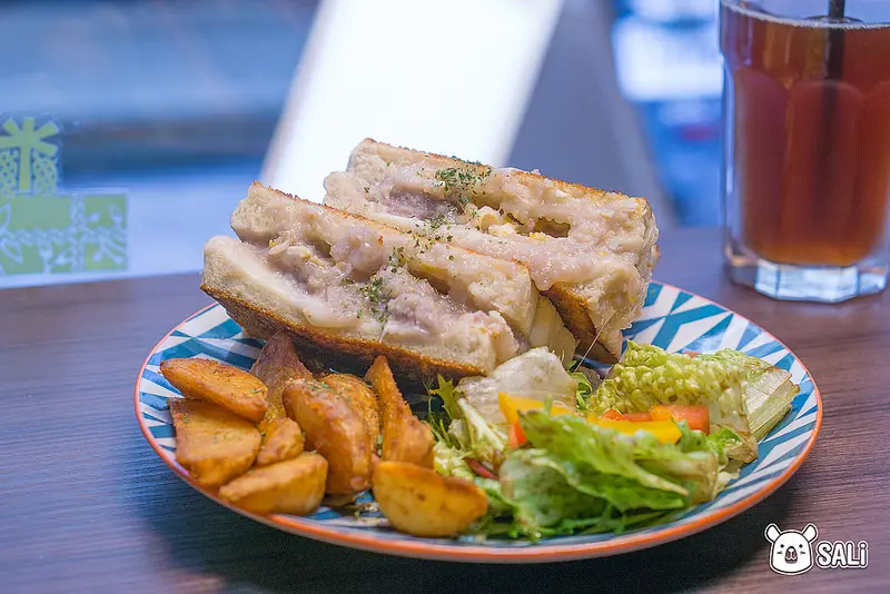 台中 壹柒手作早午餐的日常｜在一中商圈巷弄中，IG上超夯早午餐，香酥美味的芋泥吐司