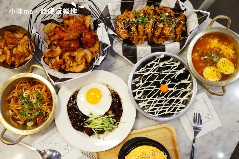 KATZ 卡司複合式餐廳 台北內湖店 ▏美式mix韓式創意餐點。韓式豆腐鍋、韓式炸雞、黑色炸醬麵 道地韓國美味。內湖韓式料理