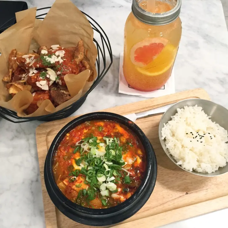 KATZ卡司複合式餐廳/台北內湖美食/韓式創意料理/大理石工業風/內湖科技園區