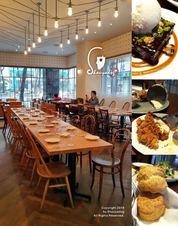 【美式餐廳】美國阿嬤秘方炸雞 蒜味白乳酪醬X霹靂紅辣醬 BUTTERMILK 摩登美式餐廳 台北中山意舍酒店