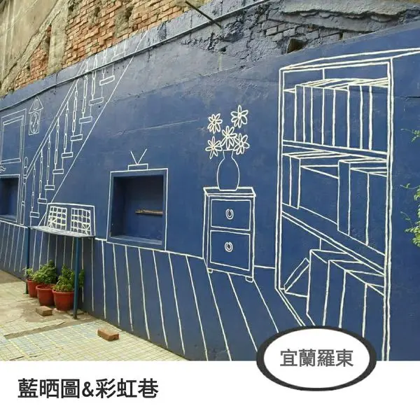 宜蘭｜羅東｜藍晒圖＆彩繪巷