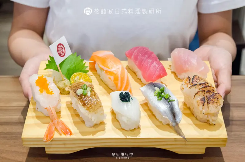 【台中美食推薦】花囍家日式料理製研所，用浪漫花牆與乾燥花，隱身在新時代旁的日式料理
